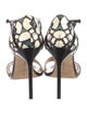Manolo Blahnik Snakeskin Animal Print Sandals