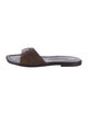 Manolo Blahnik Leather Slides