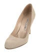 Manolo Blahnik Suede Pumps