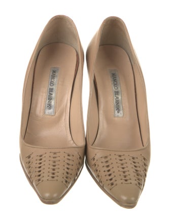 Manolo Blahnik Leather Pumps
