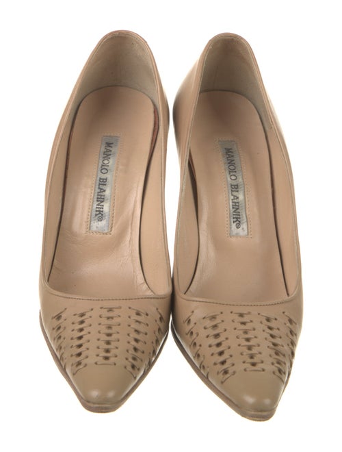 Manolo Blahnik Leather Pumps