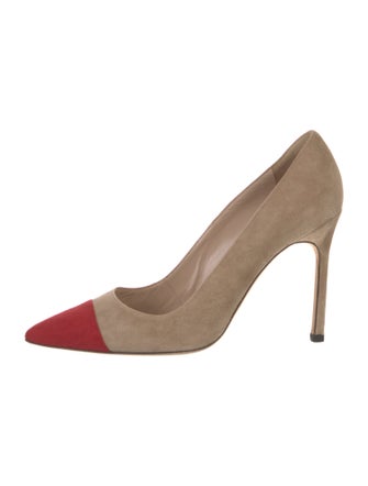 Manolo Blahnik Suede Pumps