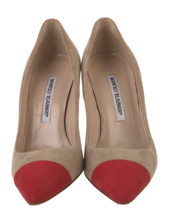 Manolo Blahnik Suede Pumps
