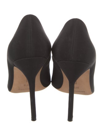 Manolo Blahnik Satin Pumps