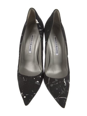 Manolo Blahnik Printed Pumps