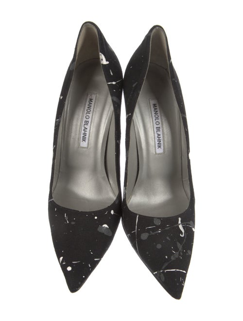 Manolo Blahnik Printed Pumps