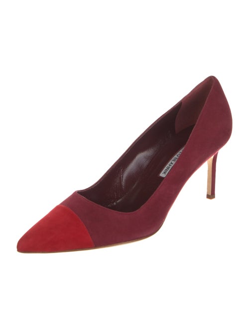 Manolo Blahnik Suede Pumps