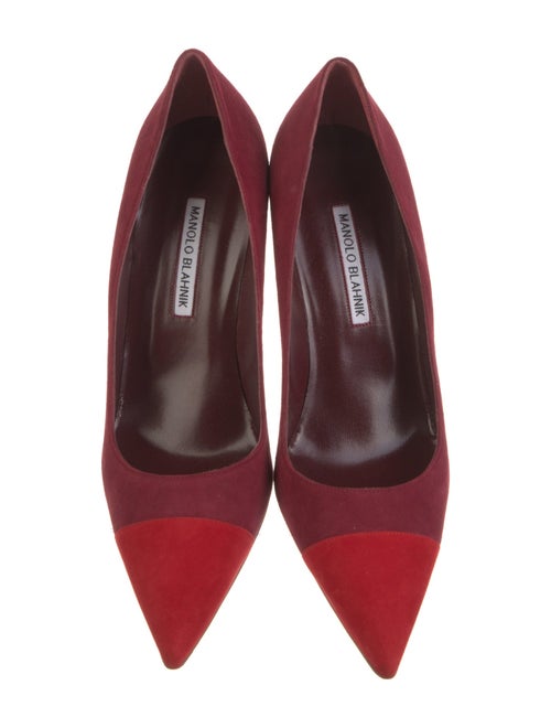 Manolo Blahnik Suede Pumps