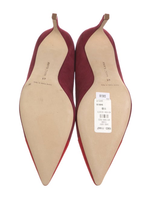 Manolo Blahnik Suede Pumps