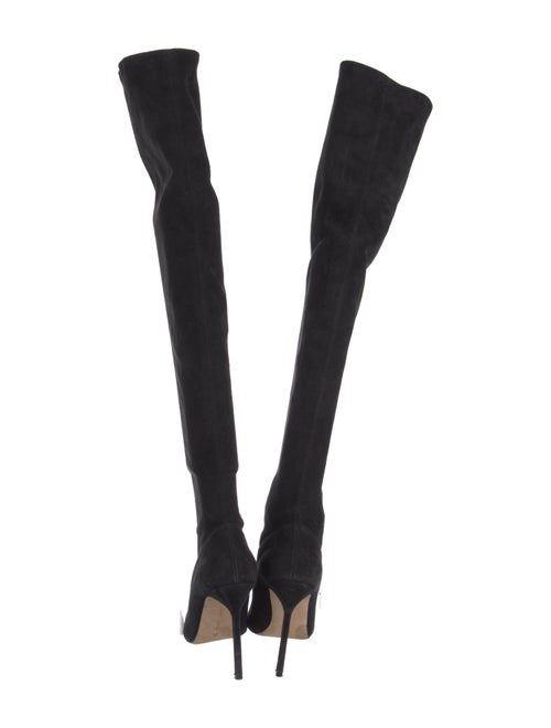 Manolo Blahnik Suede Sock Boots