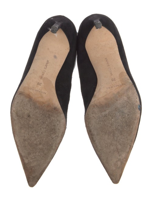 Manolo Blahnik Suede Sock Boots