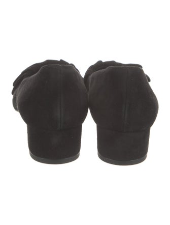 Manolo Blahnik Suede Flats