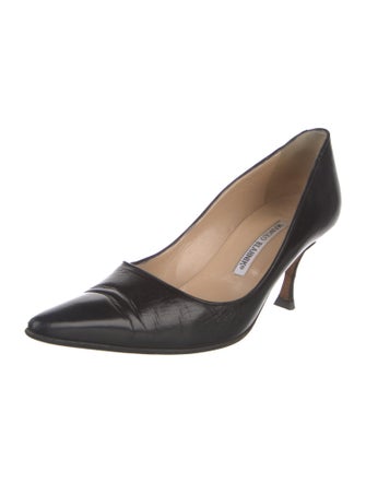 Manolo Blahnik Leather Pumps