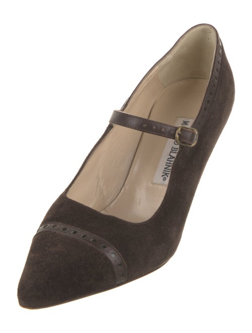Manolo Blahnik Suede Pumps