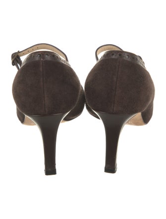 Manolo Blahnik Suede Pumps