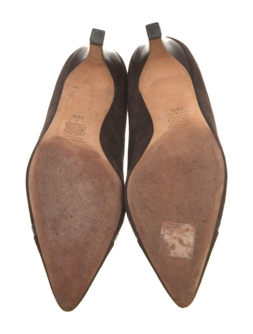 Manolo Blahnik Suede Pumps
