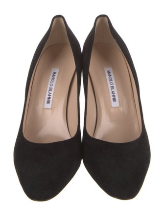 Manolo Blahnik Suede Pumps