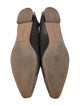 Manolo Blahnik Leather Crystal Embellishments Flats