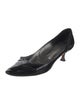 Manolo Blahnik Patent Leather Lasercut Accents Pumps