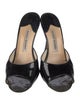 Manolo Blahnik Patent Leather Crystal Embellishments