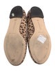 Manolo Blahnik Suede Animal Print Flats