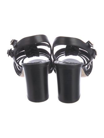 Manolo Blahnik Leather Slingback Pumps