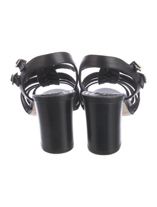 Manolo Blahnik Leather Slingback Pumps