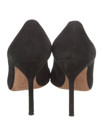 Manolo Blahnik Suede Pumps
