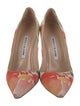 Manolo Blahnik Printed Pumps