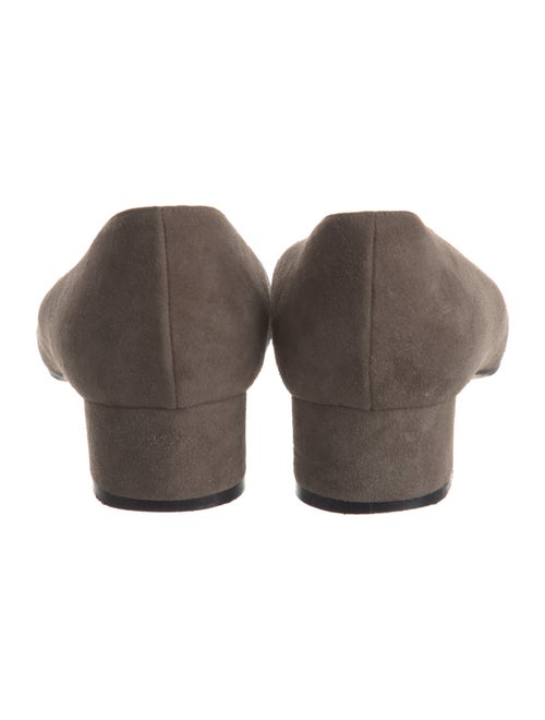 Manolo Blahnik Suede Flats