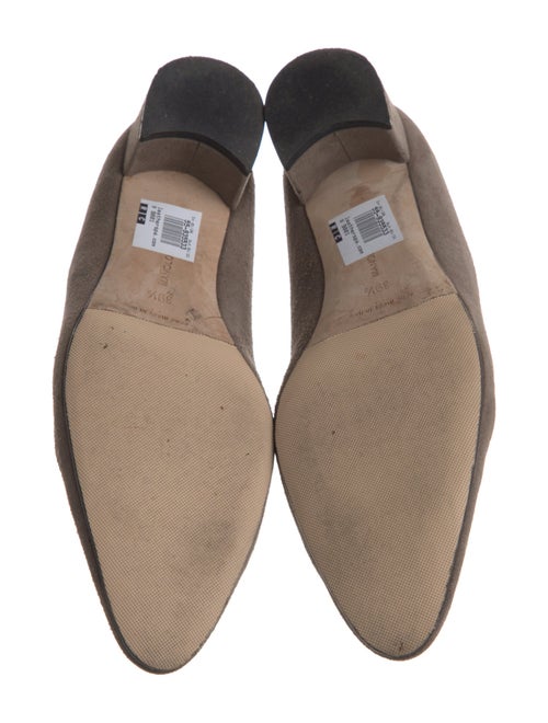 Manolo Blahnik Suede Flats