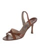 Manolo Blahnik Leather Slingback Sandals