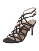 Manolo Blahnik Suede Cutout Accent Gladiator Sandals