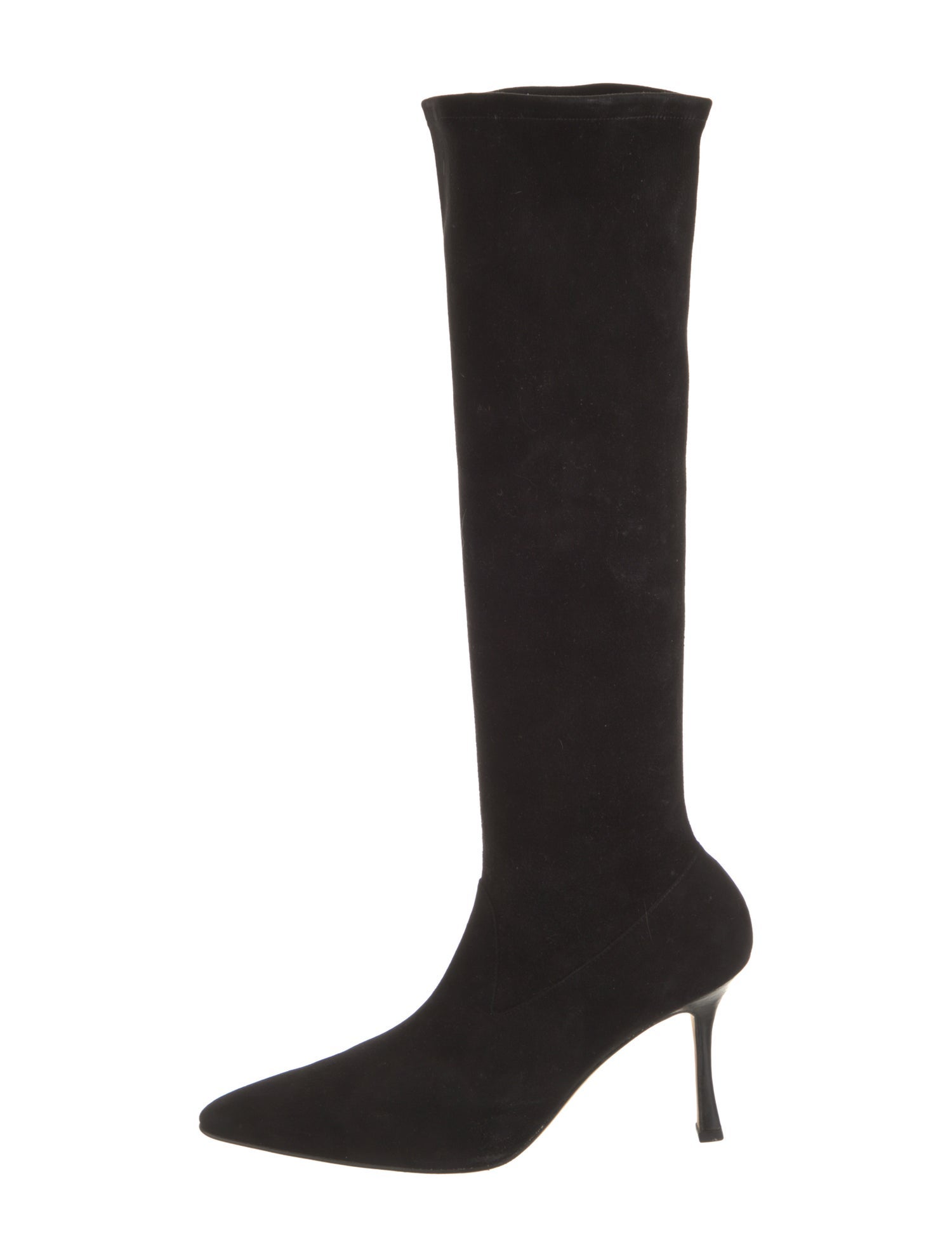 Manolo Blahnik Suede Sock Boots