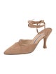 Manolo Blahnik Suede D'Orsay Pumps
