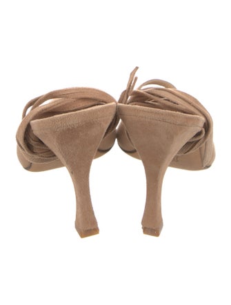 Manolo Blahnik Suede D'Orsay Pumps