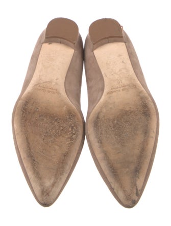 Manolo Blahnik Suede Flats