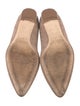 Manolo Blahnik Suede Flats