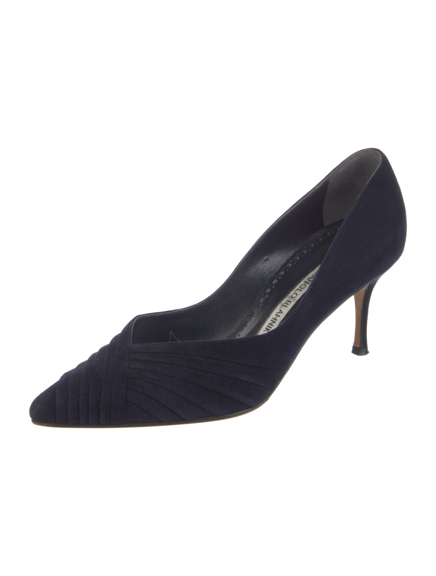 Manolo Blahnik Suede Pumps