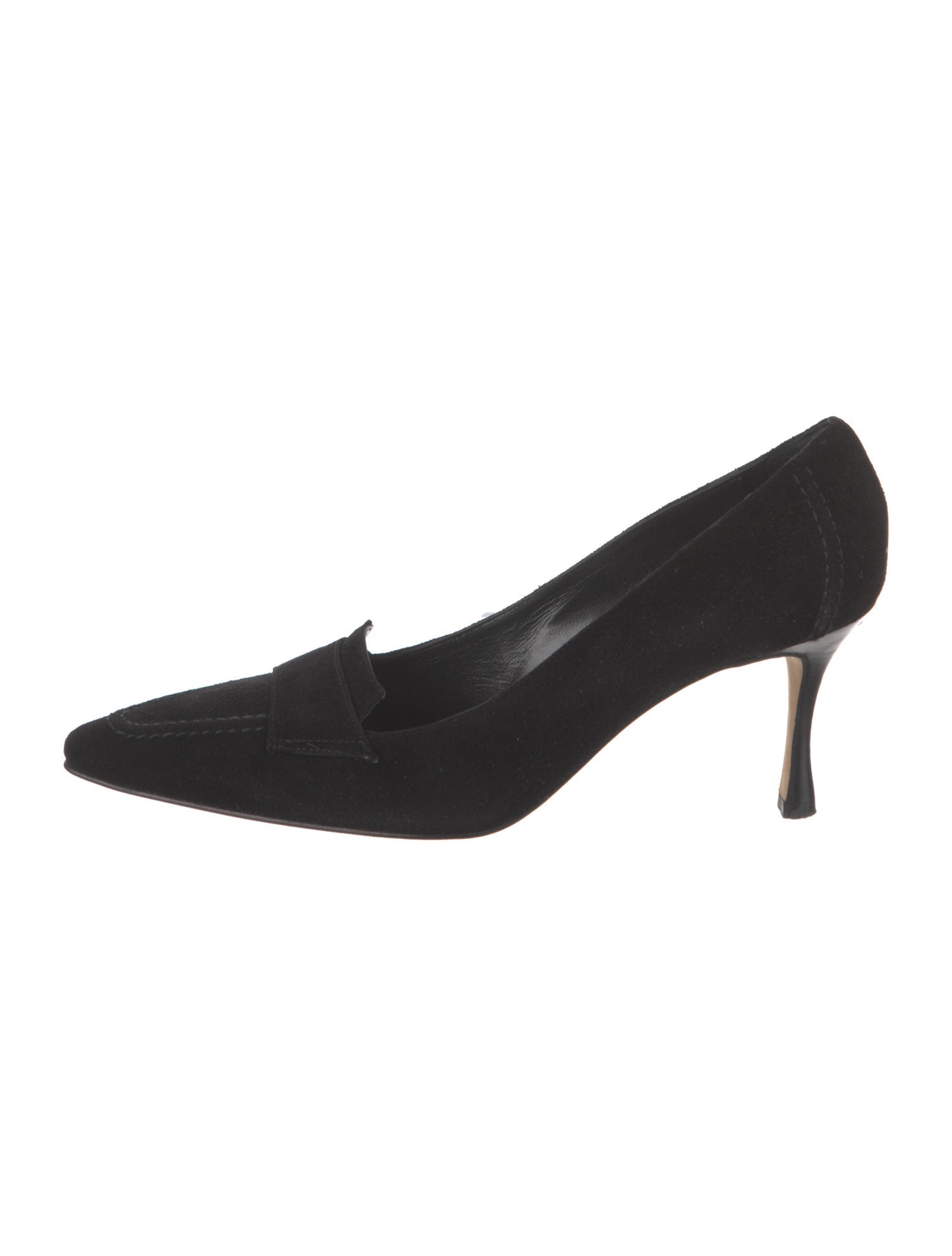 Manolo Blahnik Suede Pumps