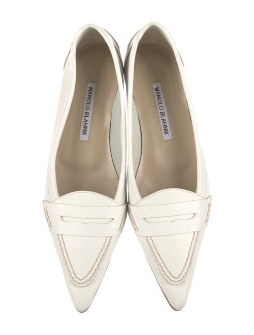 Manolo Blahnik Leather Loafers