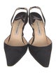 Manolo Blahnik Satin Slingback Pumps