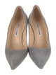 Manolo Blahnik Suede Pumps