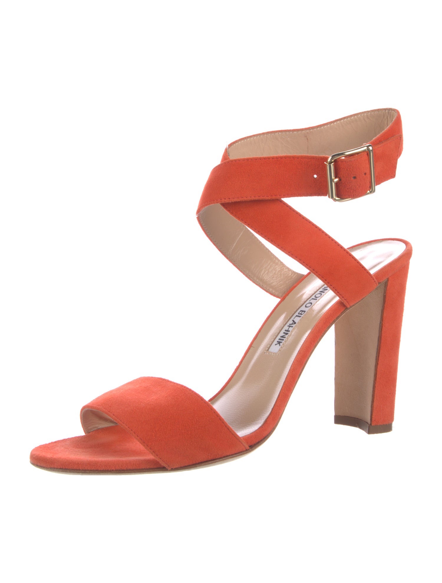 Manolo Blahnik Suede Sandals