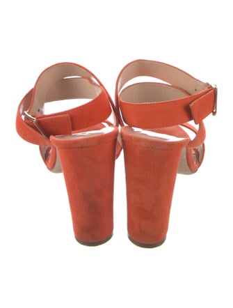 Manolo Blahnik Suede Sandals