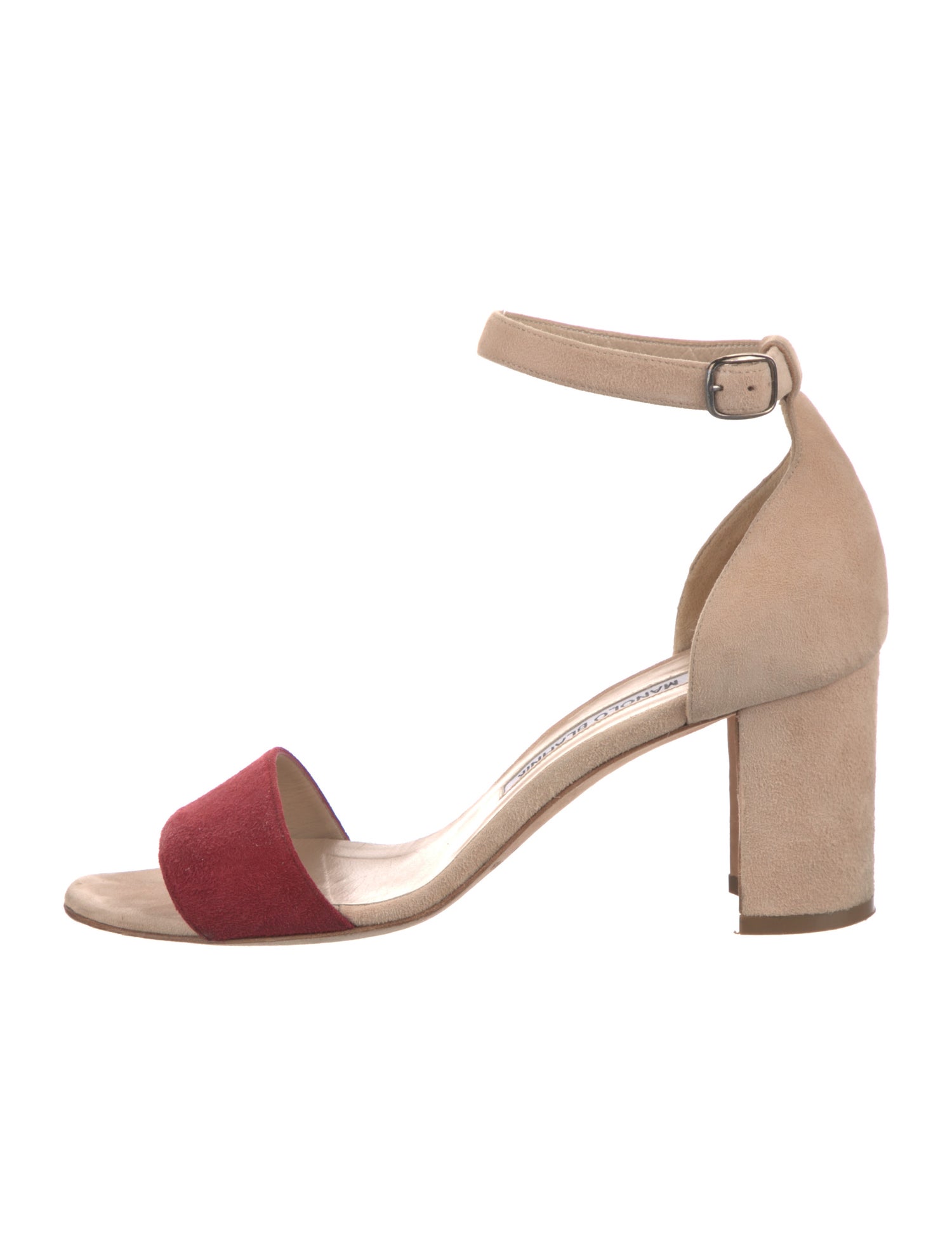 Manolo Blahnik Suede Sandals