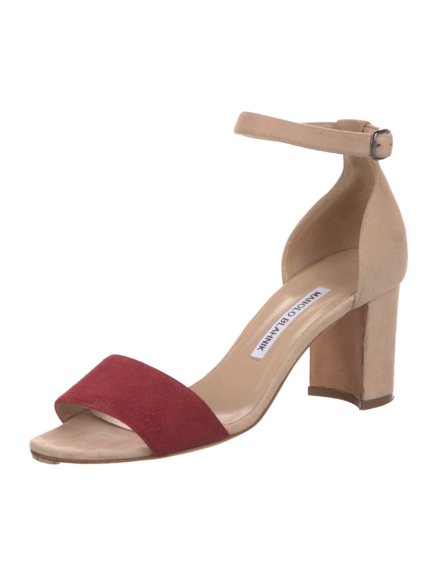 Manolo Blahnik Suede Sandals