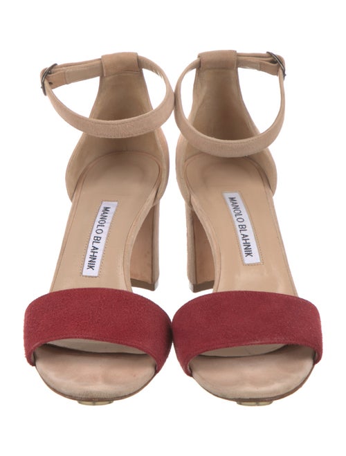 Manolo Blahnik Suede Sandals