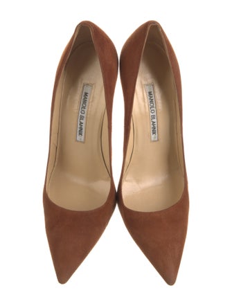 Manolo Blahnik Suede Pumps