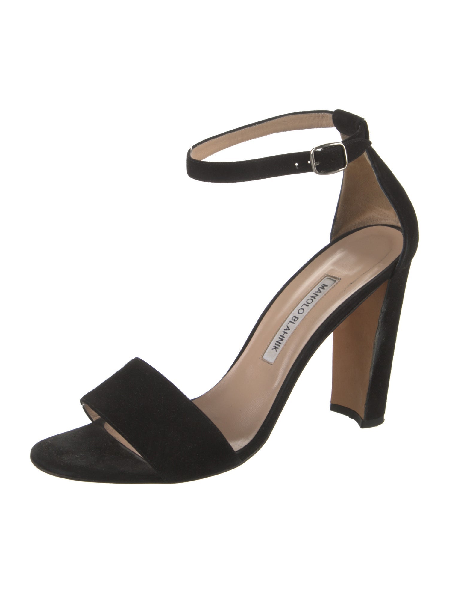 Manolo Blahnik Suede Sandals